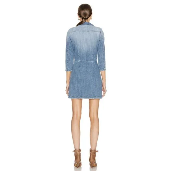 retrofete willa denim dress Denim Dress | Willa Dress in Light Blue Stone